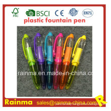 Mini Plastic Liquid Fountain Pen with Nice Mulit Color